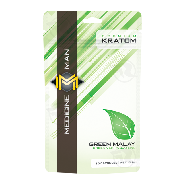 Medicine Man Green Malay Capsules
